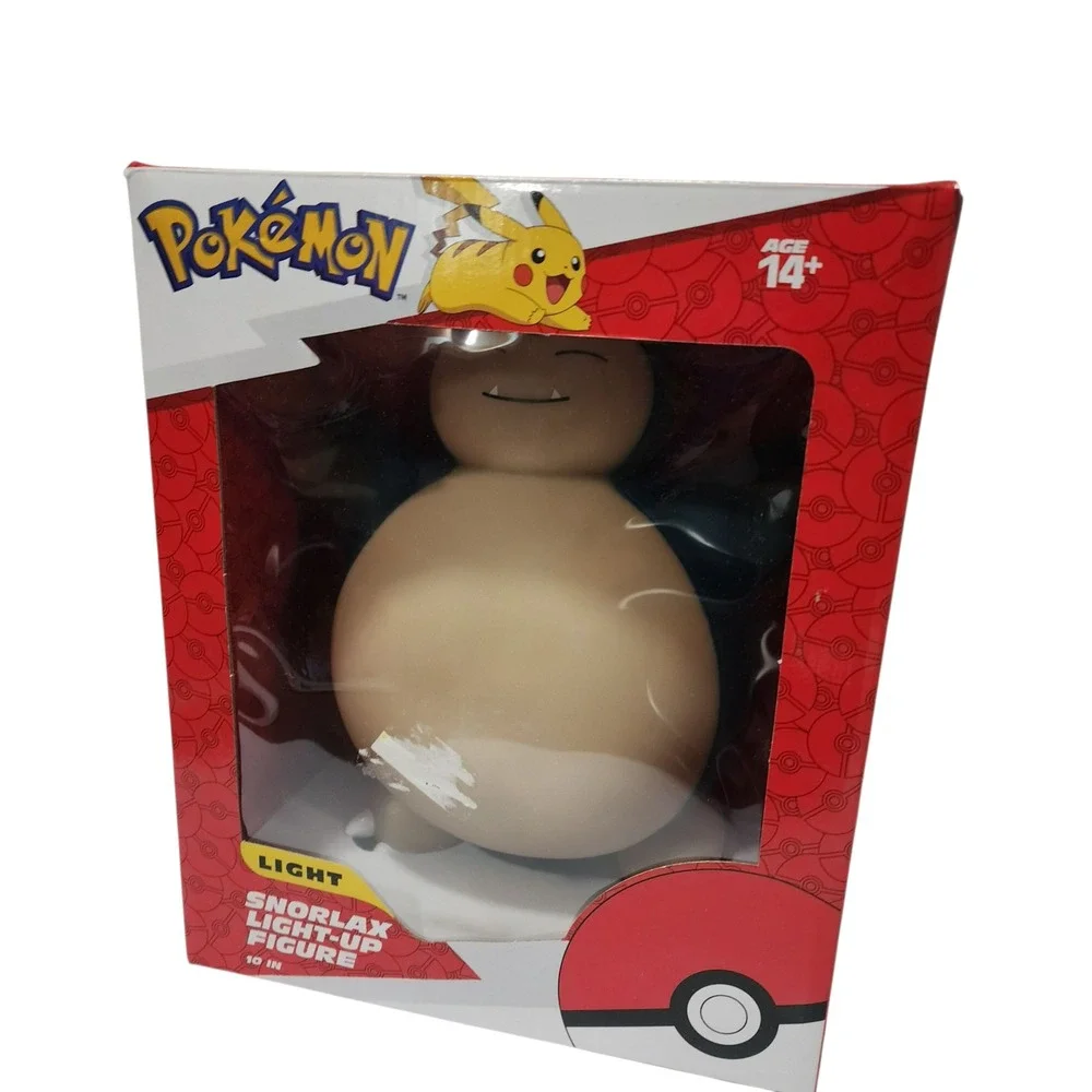 Pokemon Snorlax Light Up Figure‎ 10 Inch USB or Battery Powered